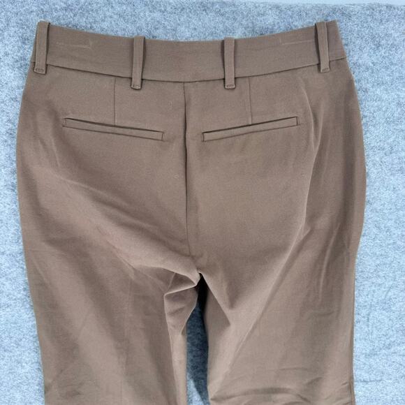 Everlane The Bi-Stretch Flare Pant Cotton Stretch Trouser Brown Size 4 - Picture 6 of 6